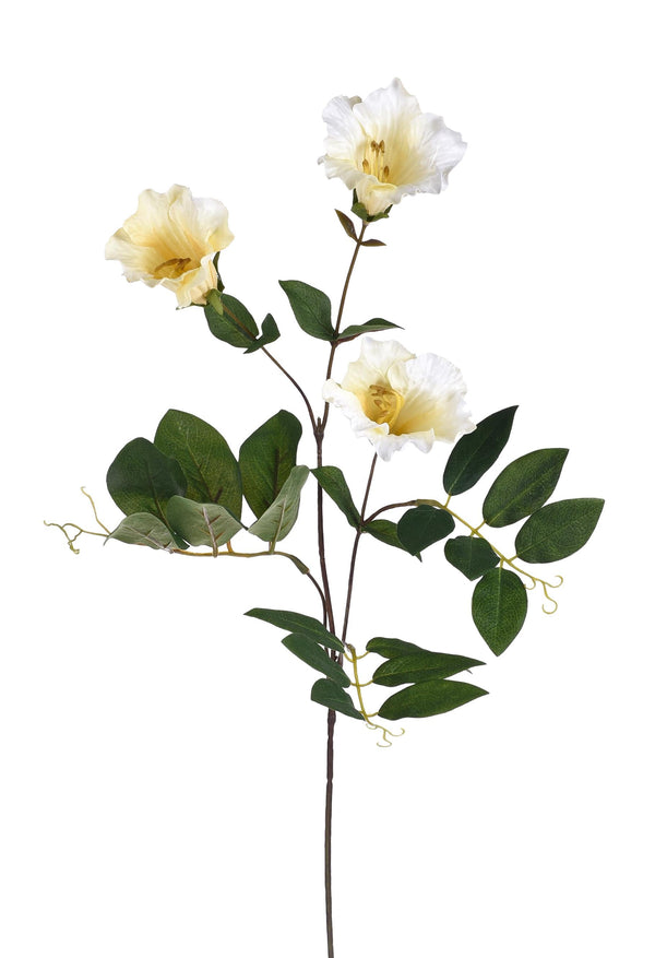 Lot de 6 campanules artificielles avec fleurs hauteur 77 cm jaune online