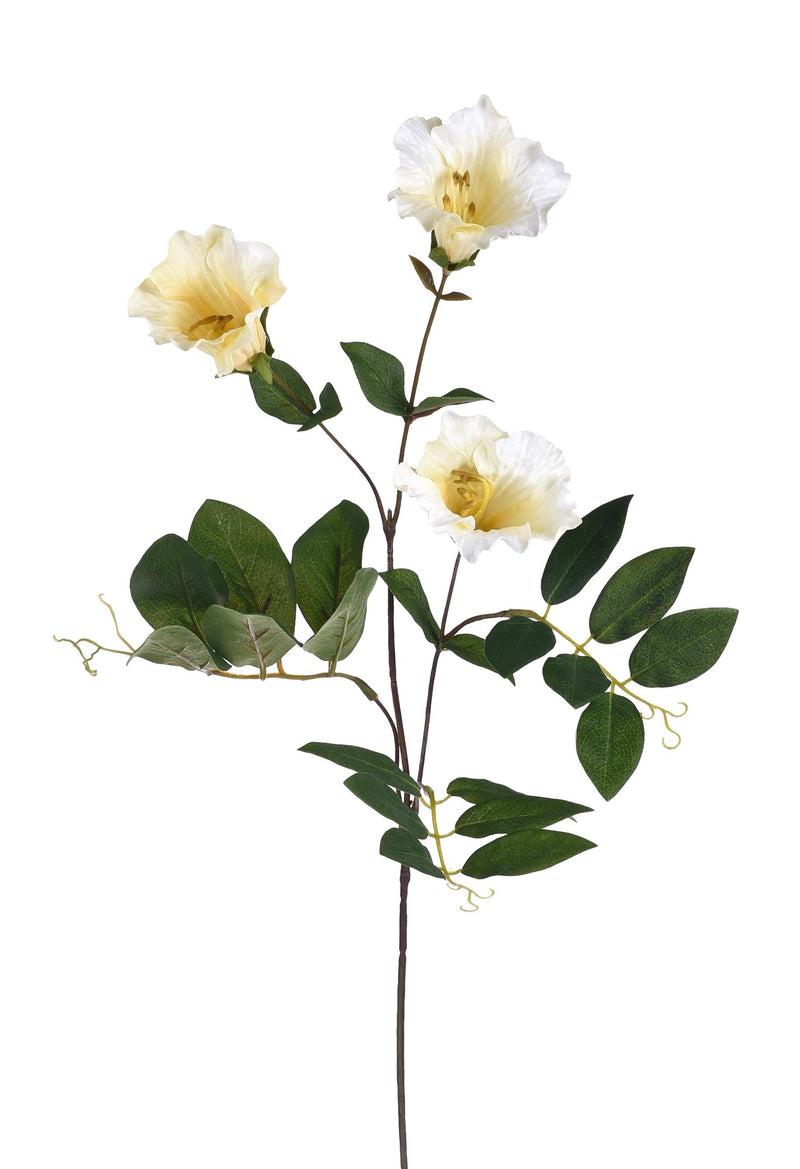 Set 6 Campanula Artificiali con Fiori Altezza 77 cm Giallo