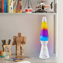 Lampada Lava Lamp 40cm Fantasia Bubbles Magma Multicolore