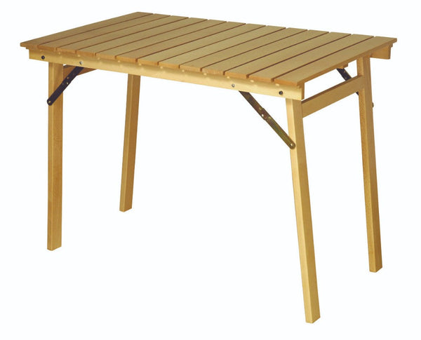 prezzo Table de jardin pliante gain de place 80x120x72 cm Jardin en bois peint naturel
