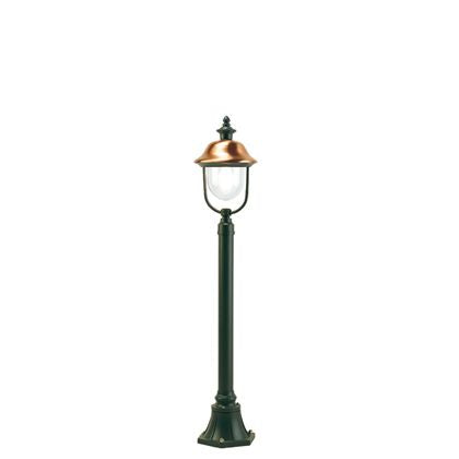 prezzo Lampe sur poteau pour petit jardin en gris et cuivre Outdoor Line Rustica Sovil