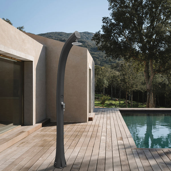 sconto Doccia Solare da Esterno Giardino 26L Miscelatore Arkema New Happy Blu