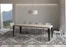  Tavolo Allungabile 160-420x90x77 cm Flame Cashmere Telaio Antracite