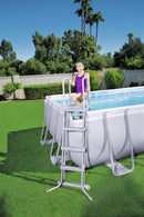 Piscina Fuori Terra Rettangolare H122x412x201cm Bestway Frame