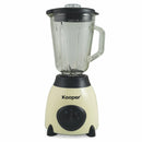 Frullatore Elettrico 500W Bicchiere 1,5 Litri 2 Velocità Kooper Avorio