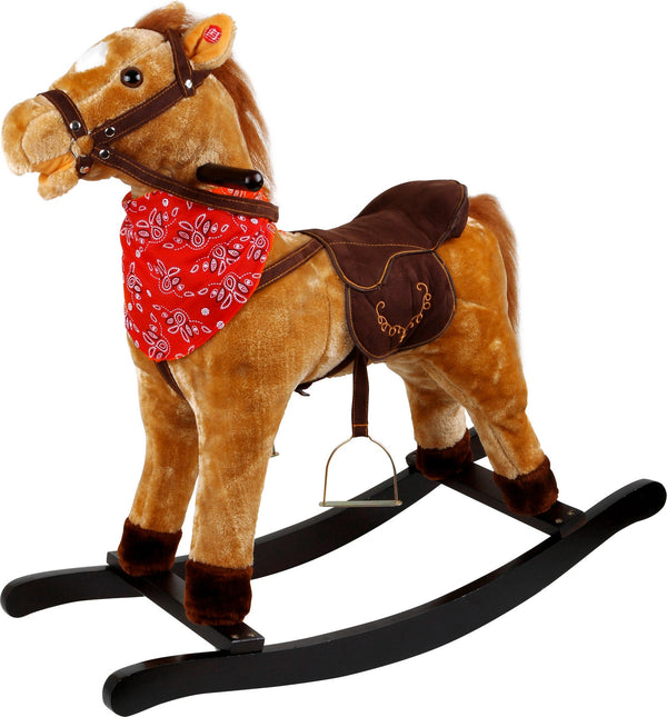 Kidfun Cheval à bascule en bois et peluche avec sons pour enfants online