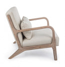 Poltrona con Cuscini Ancilla in Tessuto