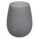 Set 6 Bicchieri Acqua Effetto Frosted Happy Hour Stones in Vetro VdE Tivoli 1996 Grigio