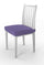 Lot de 2 housses de chaise extensibles en polyester lilas
