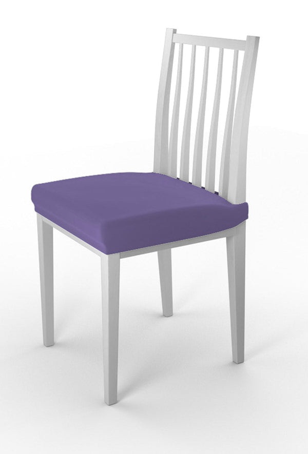 Lot de 2 housses de chaise extensibles en polyester lilas sconto