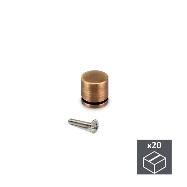 Emuca Bouton de Meuble Zamak, Or Antique 20 Pièces acquista