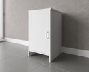 Mobile Lavanderia da Esterno 46,5x49x84 cm in PVC Bianco 