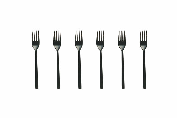 sconto Coffret de 6 Fourchettes à Dessert en Acier Noir VdE Tivoli 1996 Lexington