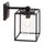 Applique d'extérieur basse E27 en aluminium sovil noir