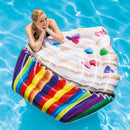 Materassino Gonfiabile 142x135 cm a Forma di Cupcake Intex 58770