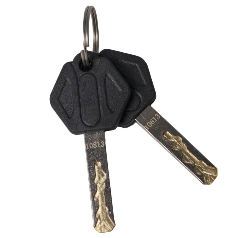 Kit Antifurto Lucchetto e Catena 170 cm in Acciaio per Moto Scooter T.J. Marvin Z039 Rosso