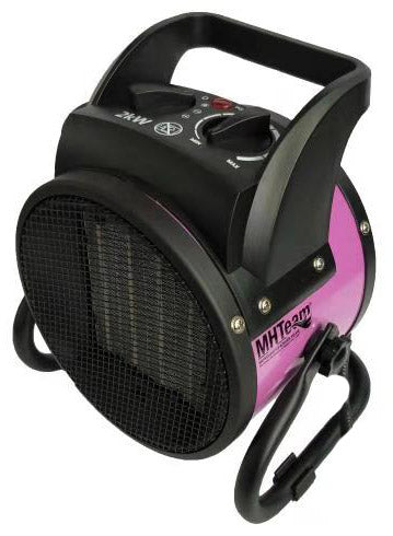 Générateur d'air chaud 2000W Chauffage électrique PTC Fuchsia sconto