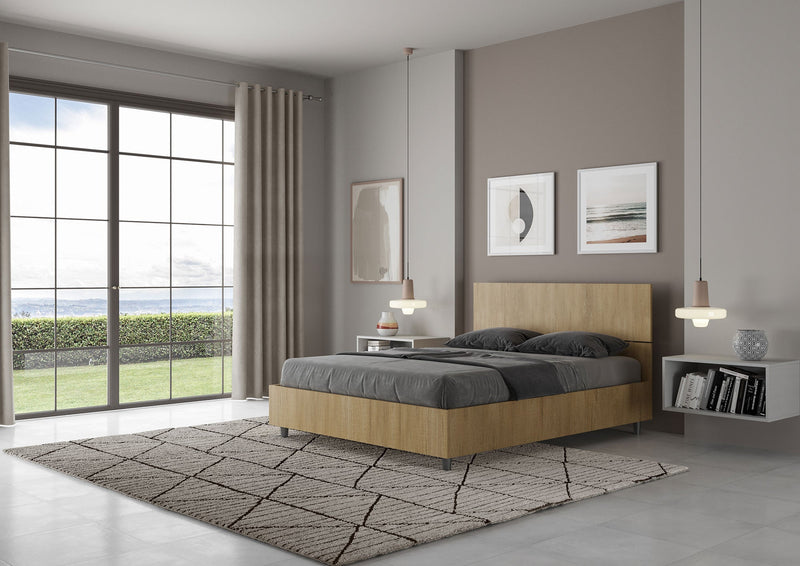 Letto Matrimoniale Francese Testata Dritta Demas Quercia Natura Varie Misure