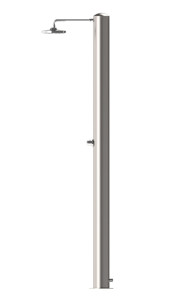 Doccia Solare da Giardino 28 L Soffione Eco Rain e Miscelatore Temporizzato Tevere TX Satinato online