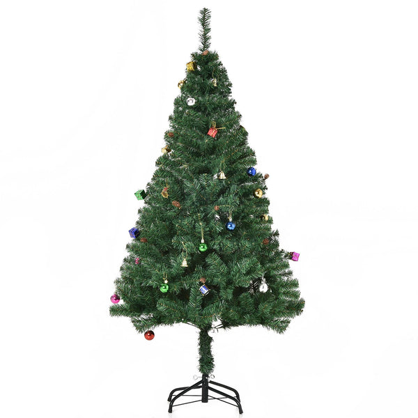 online Sapin de Noël artificiel 150 cm avec boules vertes et décorations