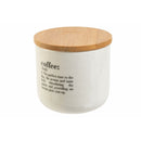 Set 3 Barattoli Sale Zucchero e Caffè Double Face 500 ml in New Bone China VdE Tivoli 1996