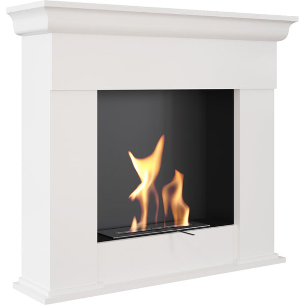 Cheminée de Sol au Bioéthanol 115x101,6 cm Flig Wichita Blanc acquista
