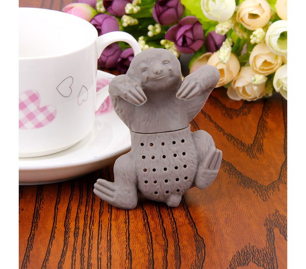 Infuseur en forme de paresseux en plastique silicone pour tisanes à la camomille prezzo