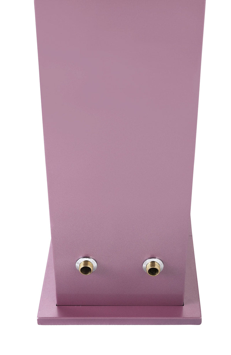 Doccia da Esterno Giardino Miscelatore e Lavapiedi Rosa