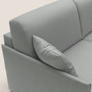 Divano Letto 2 Posti 149x90x96 cm in Tessuto Grigio