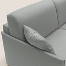 Divano Letto 3 Posti 189x96x96 cm Evans in Tessuto Grigio
