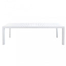 Tavolo Allungabile Houston 135/180x70x75h cm in Alluminio Bianco