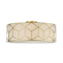 Plafoniera House in Metallo Messina Oro