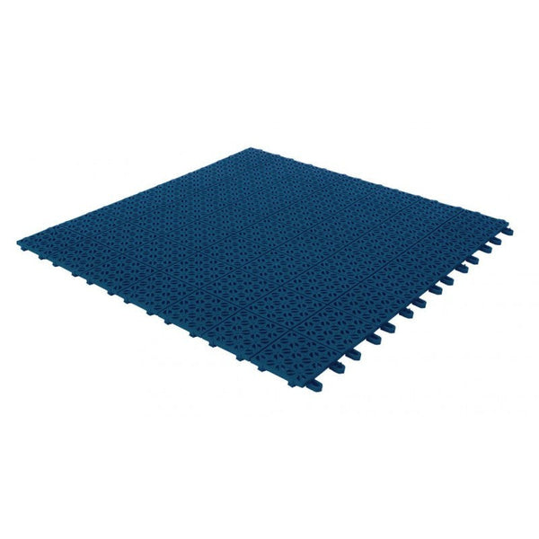 prezzo Lot de 9 dalles d'extérieur souples en plastique 55,5 x 55,5 cm, drainantes et autobloquantes