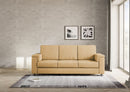 Divano 3 Posti 208x85x85 cm Marrak in Tessuto Ocra