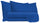 Ensemble de draps doubles dessus et dessous et taies d'oreiller couleur unie bleu royal