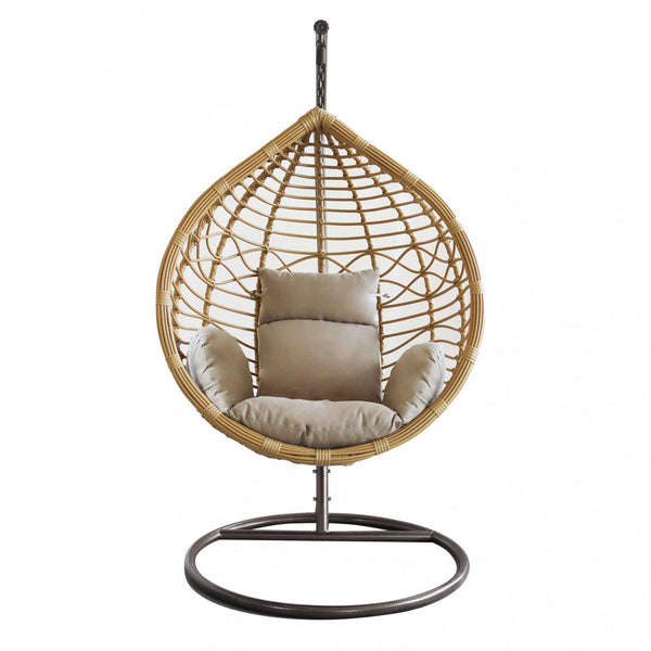 Fauteuil à bascule Panarea en acier brun acquista