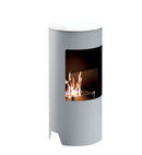 Camino a Bioetanolo da Pavimento Ø45x95 cm 2500W 1,2L Cortina Bianco 