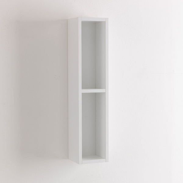 Pensile a Giorno 2 Vani da Soggiorno 17,5x16x78,2 cm TFT Belsk Bianco Opaco