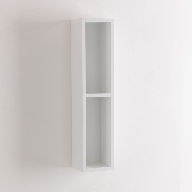 Pensile a Giorno 2 Vani da Soggiorno 17,5x16x78,2 cm TFT Belsk Bianco Opaco