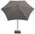 Parasol de jardin en acier Ø 2,5 m Maffei Kronos Tortora
