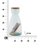 Vaso Garden Ø21,5x43,5 cm Vetro Trasparente