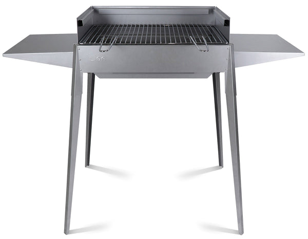 acquista Barbecue à Charbon Charcoal 60x40 cm en Fer Aluminisé Lisa Luxury Etna F