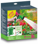 Tubo Pompa Canna dell'Acqua Estensibile 30 mt con Pistola Soriani Gardenlike Verde
