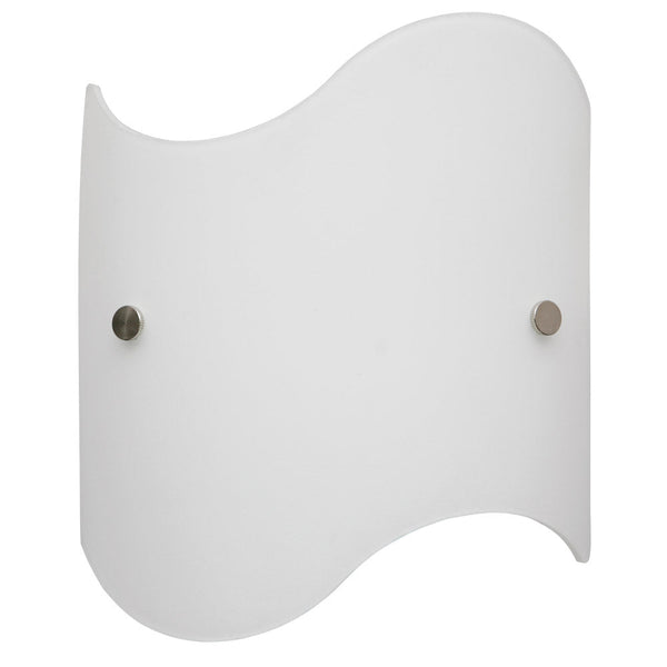 online Applique 1xE27 Chrome Finals Verre Plaque Blanc E-Energy Elda