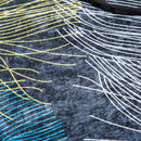Tappeto Moderno per Interni 200x140 cm in Poliestere Effetto Vellutato Piume
