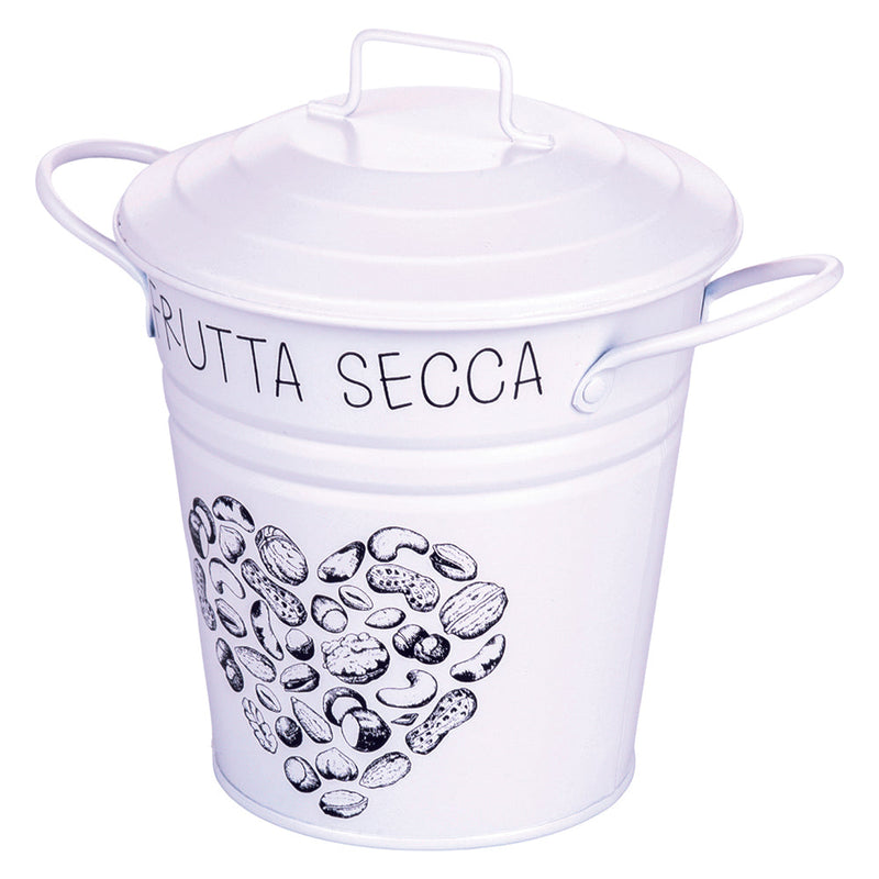 Secchiello per Frutta Secca 13x13 cm  in Metallo VdE Tivoli 1996 Daily