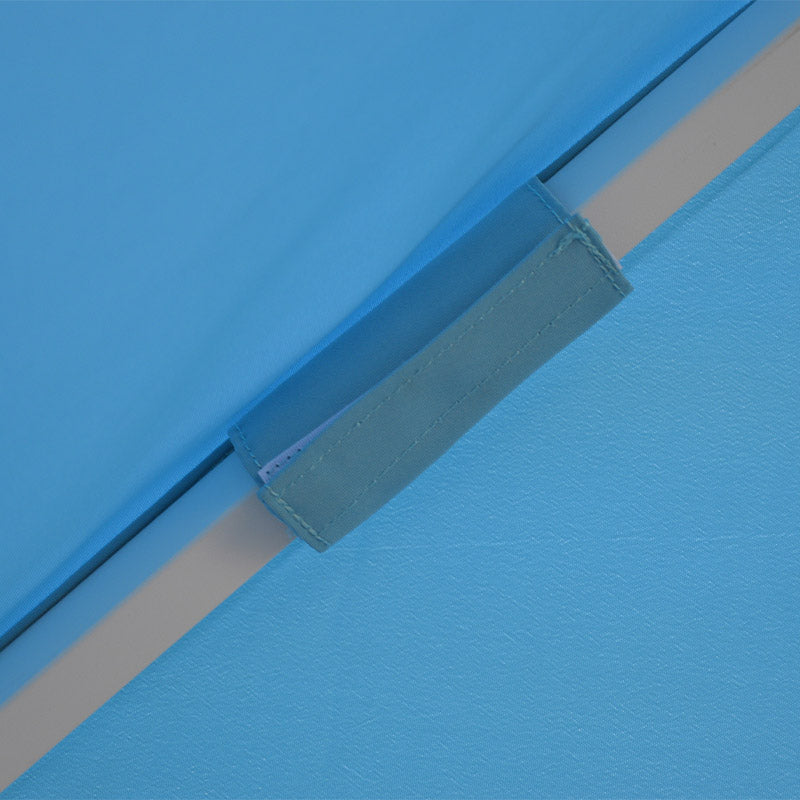 Ombrellone da Giardino 4x4m in Alluminio Palo Ø60 mm Telo in Poliestere Brera Blu