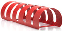 Rastelliera Portabici 5 Posti in Ferro 90x30x23 cm Belfer Bike Rack 42/PB Rosso