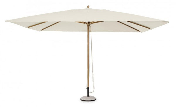 sconto Parasol de jardin Eclipse 3x4m Naturel en Aluminium