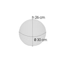 Sfera Luminosa da Giardino a LED Ø30 cm in Resina 5W Sphere Bianco Caldo
